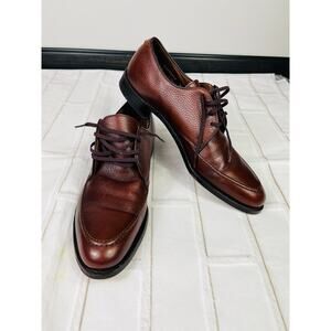 NEW Hanover men's brown leather dress shoes sz 11AAA